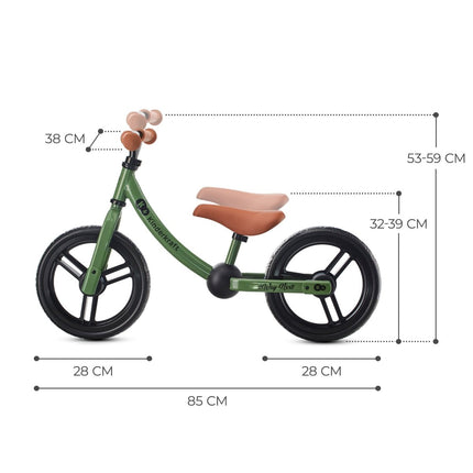 Kinderkraft Balance Bike 2WAY NEXT in Light Green by KIDZNBABY