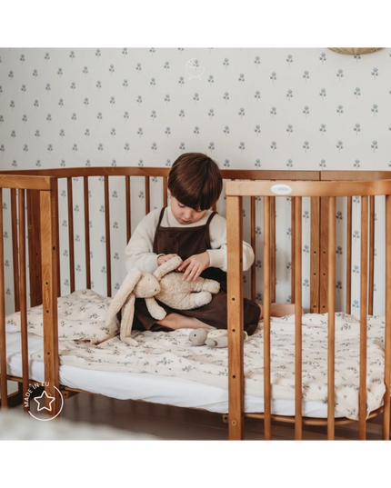 crib with vintage mattress