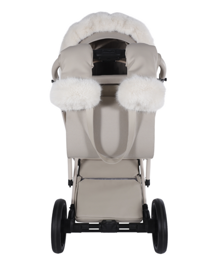 Gel wheels stroller suspension system