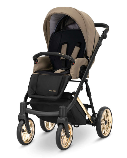 Kunert Ivento Stroller Color: Ivento Caramel Macchiato Frame Color: Golden Frame Combo: 2 IN 1 KIDZNBABY