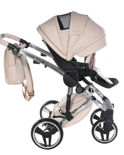 adjustable eco leather stroller handle