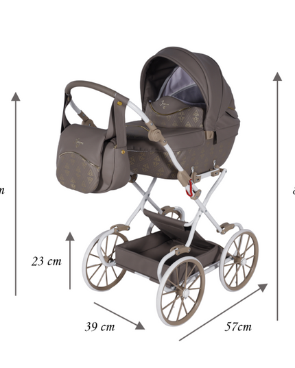 luxury doll stroller pink