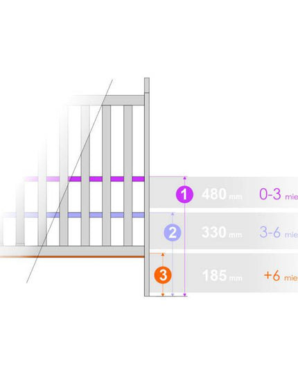 stylish nursery crib