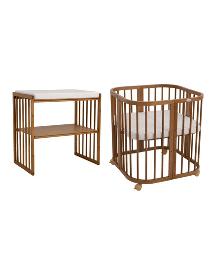 vintage desk conversion crib