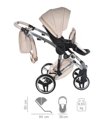 compact folding stroller frame