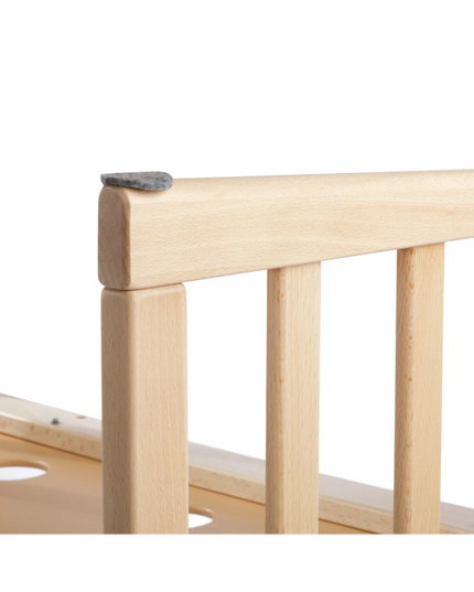 oval crib with mattress