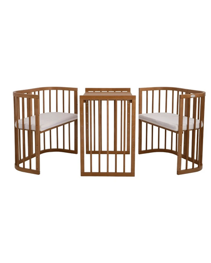 rounded edge vintage crib