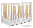 junama white baby crib