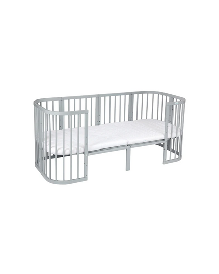 KidznBaby Waldin Extension for the 7 in 1 Baby Crib with Mattress - Gray