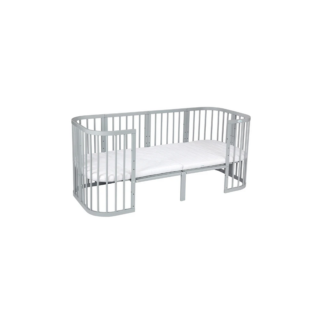 KidznBaby Waldin Extension for the 7 in 1 Baby Crib with Mattress - Gray