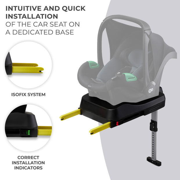 ISOFIX Base for Kinderkraft MINK PRO Car Seat i-Size