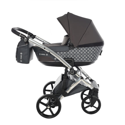 Junama Diamond IMPERIAL Stroller in Graphite + Silver