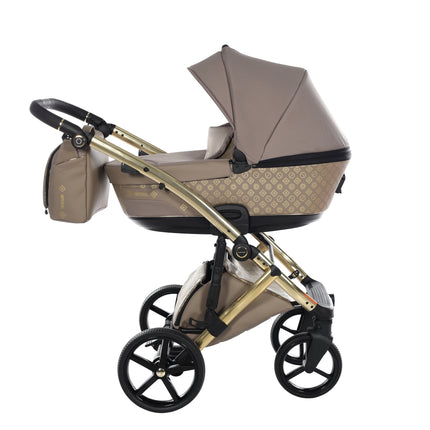 Junama Diamond IMPERIAL Stroller in Beige + Golden