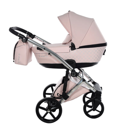 Junama Diamond IMPERIAL Stroller in Pink + Silver