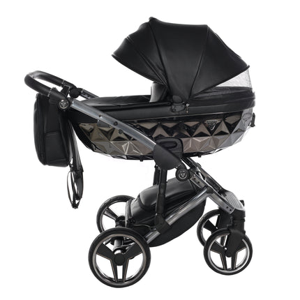 Junama Diamond Stroller Hand Craft in Black by KIDZNBABY