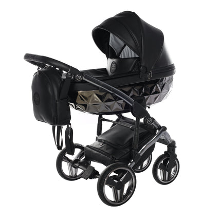 Junama Diamond Stroller Hand Craft in Black by KIDZNBABY