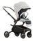 Mima CREO stroller in stylish design, showcasing trendy lines and comfortable features for modern parenting.