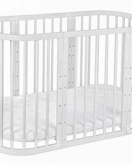 Waldin baby crib white