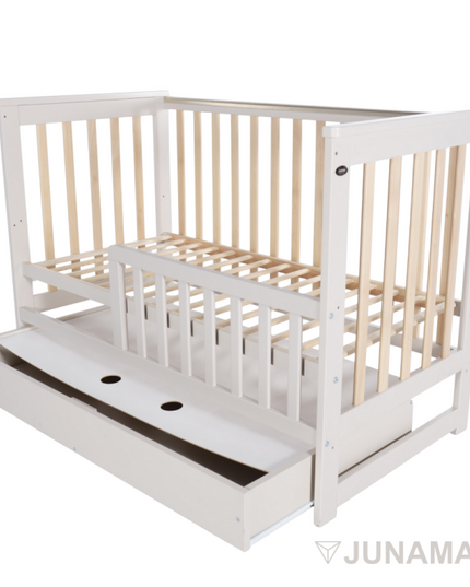 junama beech crib safety rail option