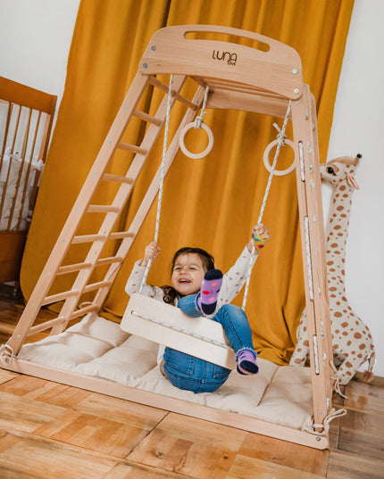 toddler indoor sport complex with swing