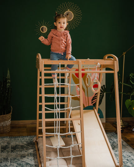 safe indoor climbing frame for kids