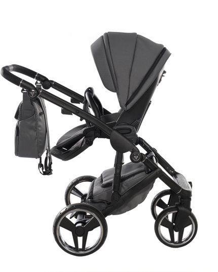 Stroller folded with seat