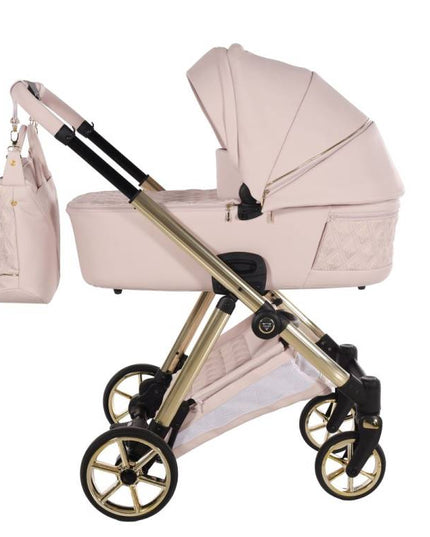 luxury baby stroller eco leather