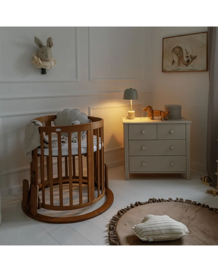 KidzNBaby Waldin Cradle for the 7 in 1 Baby Crib with Mattress - Vintage