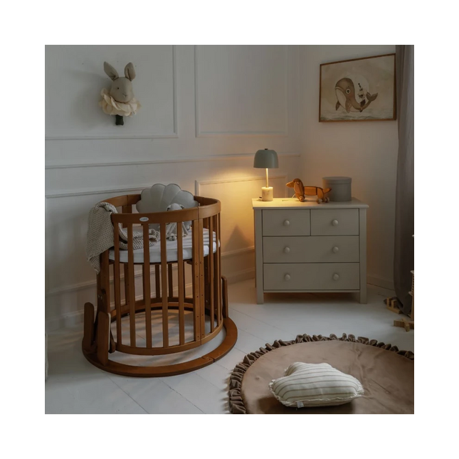 KidzNBaby Waldin Cradle for the 7 in 1 Baby Crib with Mattress - Vintage