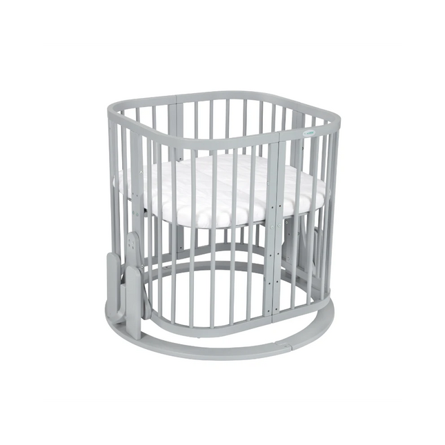 KidznBaby Waldin Cradle for the 7 in 1 Baby Crib with Mattress - Gray