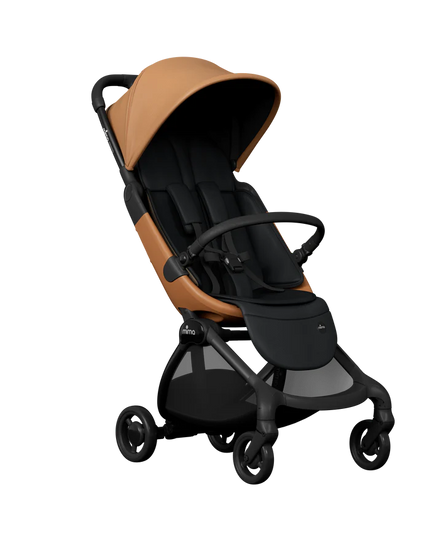 Mima Miro stroller front view Mocha