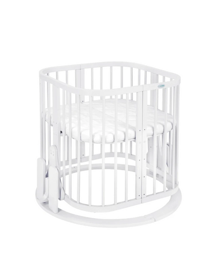 KidzNBaby Waldin Cradle for the 7 in 1 Baby Crib with Mattress - White