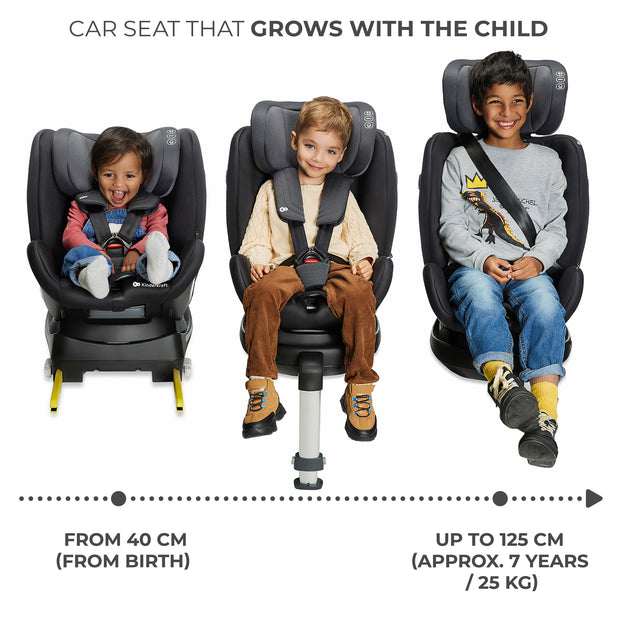 Kinderkraft Car Seat XRIDER adjusts for children from birth to 7 years