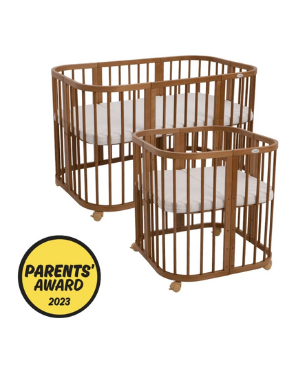 Waldin 7 in 1 Baby Crib with Mattress - Vintage For Sale
