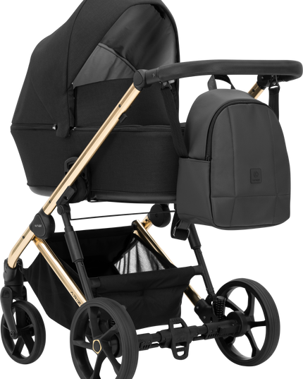 Kunert Stroller Arizo in Black + Gold