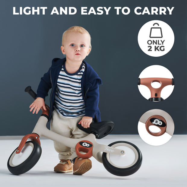 Toddler with light 2kg Kinderkraft TOVE Balance Bike