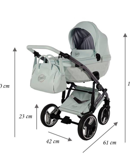stylish eco leather stroller