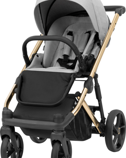 Kunert ARIZO Stroller Grey Golden Frame