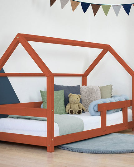 Minimalist nursery featuring Benlemi TERRY bed with one barrier