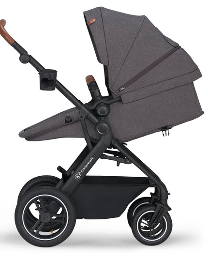 Kinderkraft Travel System 3 IN 1 B-TOUR in Dark Grey by KIDZNBABY