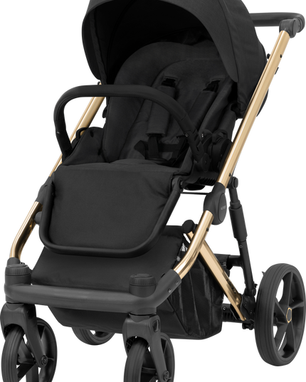 Kunert Stroller Arizo in Black + Gold