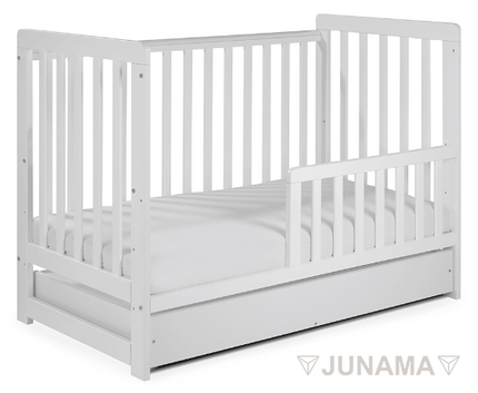 junama white crib baby safe materials