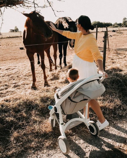 Greentom Classic stroller in urban setting