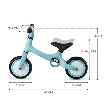Dimensions Of Kinderkraft Balance Bike TOVE