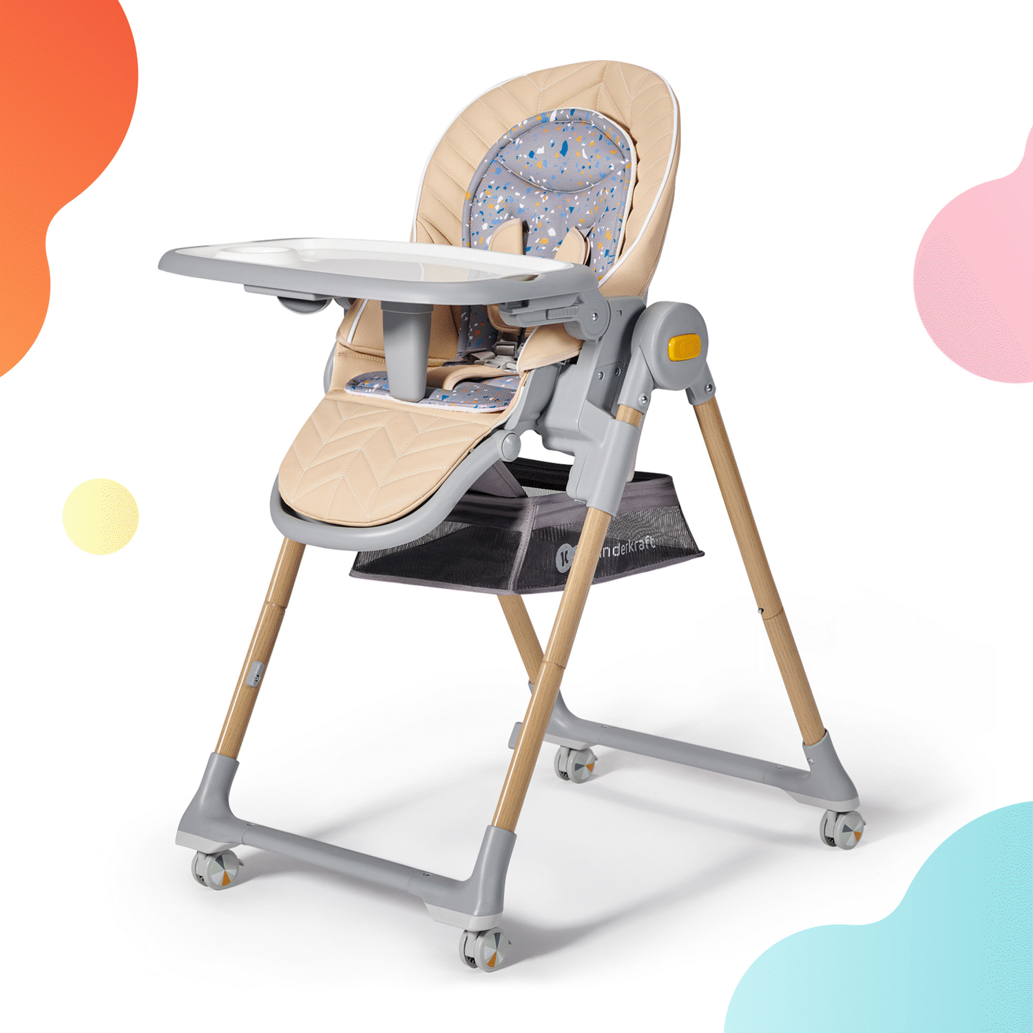 Kinderkraft High Chair LIVY CALMEE Versatile Adaptable