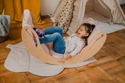 Lightweight kids rocking chair ages 1–6