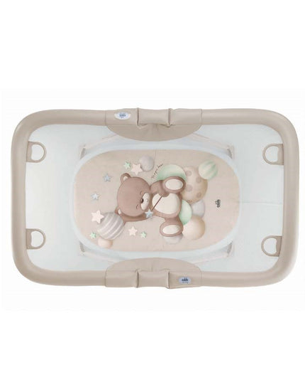 Colorful padded mat for playpen