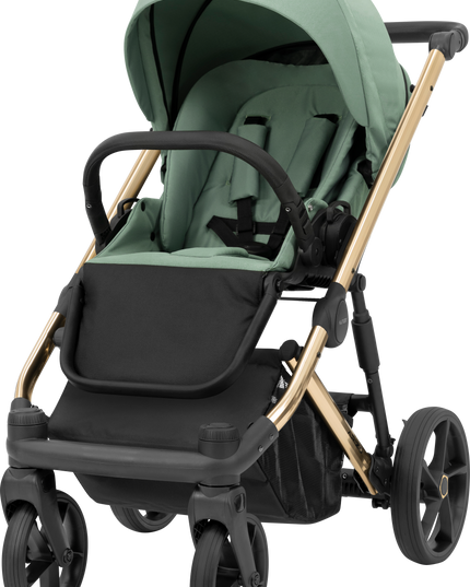 Kunert Stroller Arizo in Mint with Golden Frame 