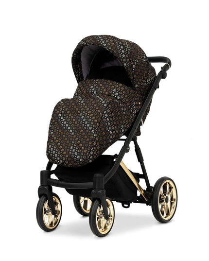 Kunert Ivento Stroller Color: Ivento Black Style Frame Color: Golden Frame Combo: 2 IN 1 KIDZNBABY