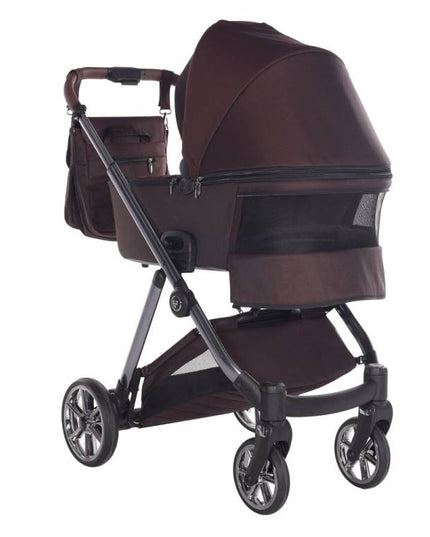 stroller with UV protection canopy